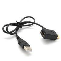 HDMI 1.4 USB ตัวผู้2.0ซ็อกเก็ตตัวต่ออะแดปเตอร์เครื่องแปลงไฟชาร์จ