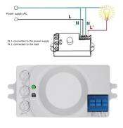 S_way Chính Hãng Công Tắc Cảm Biến Vi Sóng AC220 240V 50 60Hz