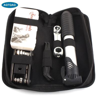【CW】 Multi-function Folding Tire Repair Kits Multifunctional Set With for