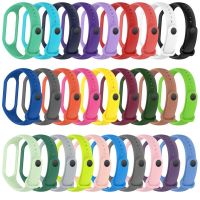 【CW】 Soft Band Bracelet For Xiaomi Mi Smart Watch Band 7 Silicone Strap For MiBand 7 Bracelet Wrist Strap Replacement Wristband