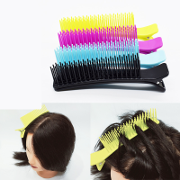 Professional Hair Grip Clamps Salon ผมส่วนตัดคลิปหวีตัดผมย้อมผม Pins Home DIY Barrette จัดแต่งทรงผม ~