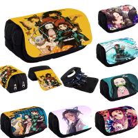 【CC】❐♟  Demon Slayer Students  Stationery Anime Cases School Multi-function Kamado Nezuko Takeo Tanjirou