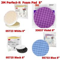 (1 ชิ้น) 3M 05723 05725 05733 33037 Perfect-it Foam Pad , 1-Step ฟองน้ำขัดสีรถแบบ ขัดหยาบ ขัดละเอียด ขัดเงาละเอียด รถสีเข้ม ขนาด 8 นิ้ว