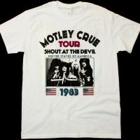 ราคาถูก# Motley_Crue ผู้หญิง T เสื้อตะโกนที่ Devil USA Tour ROck Band LNH074S-5XL