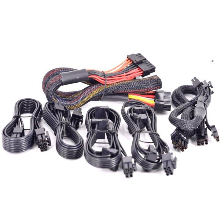 Untuk Evga Supernova G2 G3 G5 GP GM P2 PQ T2 24 Pin 4 4pin 8Pin EPS 12V