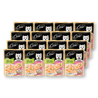 ซีซาร์ อาหารสุนัข รสไก่ แครอทและฟักทองในเจลลี่ 70 กรัม x 16 Pcs - Cesar Dog Food Pouch Chicken Carrot&amp;Pumkin 70g x 16 Pcs