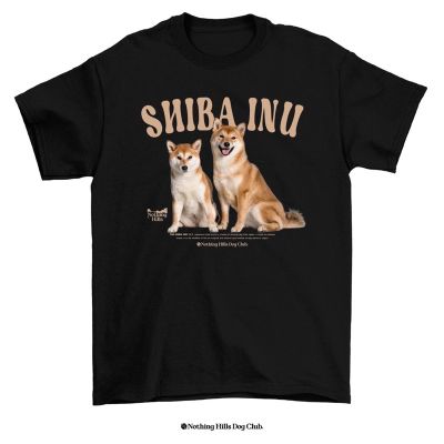 เสื้อยืดลาย SHIBA INU (ชิบะอินุ) Classic Cotton Unisex by 【Nothing Hills】  VZIZ