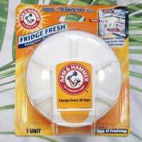 (Arm &amp; Hammer®) Fridge Fresh Refrigerator Air Filter 1 Unit 30 Days of Freshness ผลิตภัณฑ์กรองอากาศภายในตู้เย็น ดับกลิ่นตู้เย็น ลดกลิ่น ดูดกลิ่น