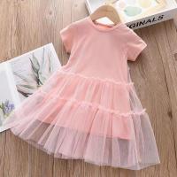 2023 New Children One-piece Girls Summer Dress  by Hs2023