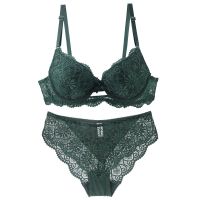 《Be love shop》2022 New Sexy Red Green Purple Bras Set Bow 32/70 34/75 36/80 38/85 40/90 BC Cup Women Underwear Back Closure Lace Lingerie