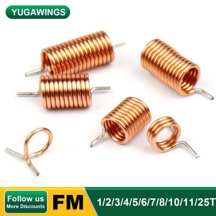 20pcs-hollow-coil-inductance-copper-wire-fm-inductor-rf-high-frequency-air-core-coil-1-2-3-4-5-6-7-8-10-11-25t-filter-inductor-electrical-circuitry-pa