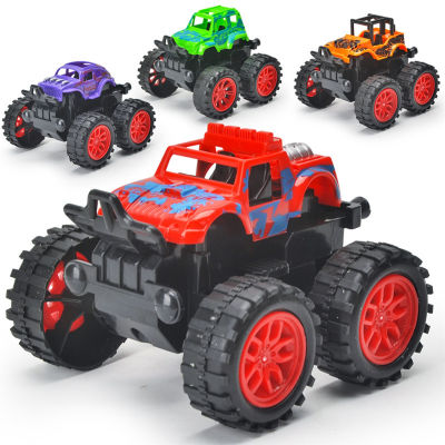 Kids Inertance Car Vehicles Toys Car Friction Powered 360 Degree Rotating Toy