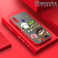 เคส Chenyyyka สำหรับ VIVO V11i เคส Z3i Z3การ์ตูนเรื่องของเล่นน่ารักเรื่องฝ้าขอบสี่เหลี่ยมเคสโทรศัพท์แบบแข็งซิลิโคนนิ่มเคสกันกระแทกเคสป้องกันกล้องฝาปิดเลนส์เต็มรูปแบบ