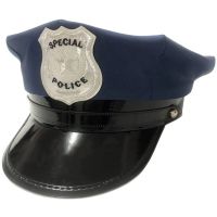 Stylish Cosplay Hat Performance Military Hat Police With Badge Sailor Hat Octagonal Hat For Carnival Cosplay