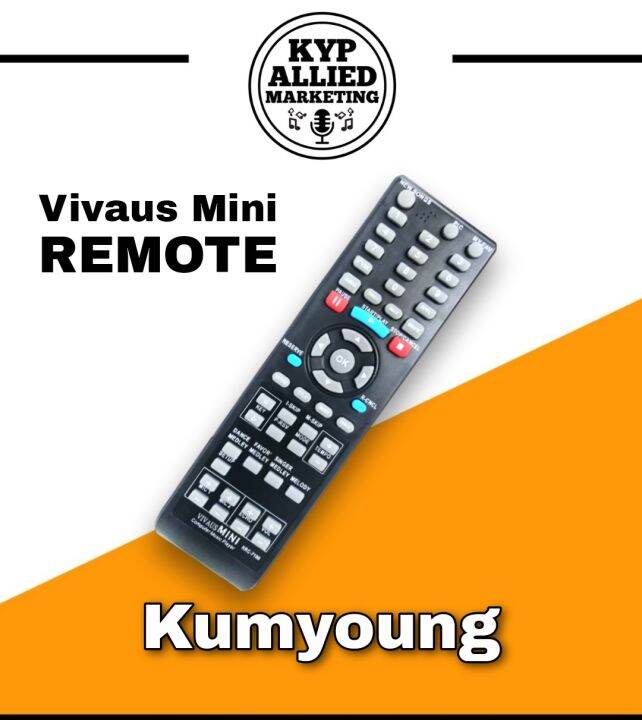 Kumyoung Vivaus Mini Karaoke Player Remote Lazada PH
