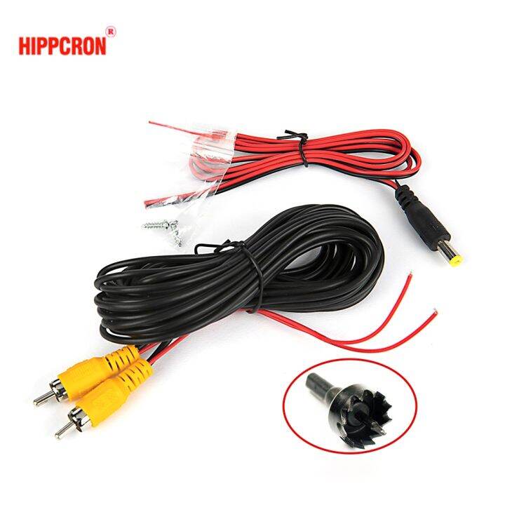 hot-hippcorn-reverse-video-cable-for-car-rear-view-parking-6m-wire-match-with-multimedia