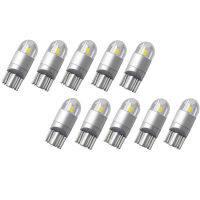 MIETAO 10x T10สีขาวสุดๆ3030 2SMD LED กำลังสูง W5W หลอดไฟตกแต่งภายใน194 168 6W