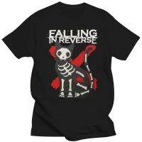 【New】Falling In Reverse โครงสร้างของผู้ชาย Slim Fit เสื้อยืด Cotton Tee สบายๆหลวมๆ S-3XL ผู้หญิง Tshirt