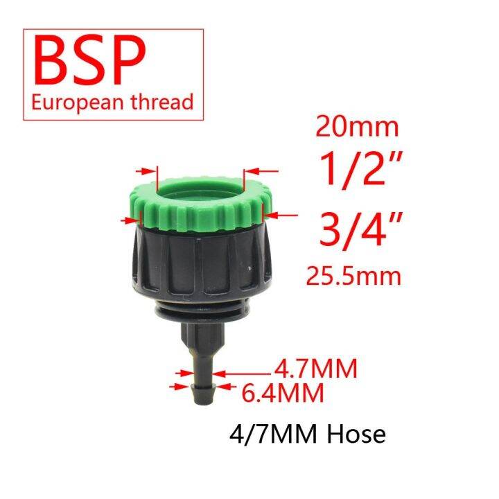 garden-tap-1-4-hose-quick-connector-4-7-8-11-16mm-barb-water-pipe-joint-1-2-1-3-4-male-female-thread-drip-irrigation-adapter