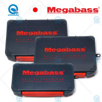 ญี่ปุ่น Megabass LUNKER กล่องอาหารกลางวันลึกล่อเหยื่อกล่องเก็บกรณีอุปกรณ์ตกปลาล่อสะสมออแกไนเซอร์กลางแจ้ง