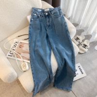 Washed Retro 90s Jeans Spicy Girl Classic Straight Leg Pants