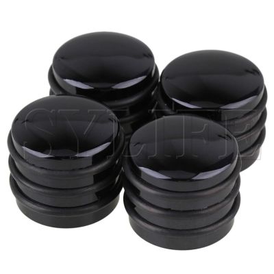 4x O-Ring Guitar Bass Rotary Control Knobs for 6mm Split or Solid Shaft Black Guitar Bass Accessories