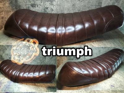 เบาะแต่ง triumph thurxton 1200 r เบาะตรงรุ่น (เหมาะสำหรับรถมอเตอร์ไซต์สไตล์วินเทจ) คาเฟ่ รุ่น triumph thurxton