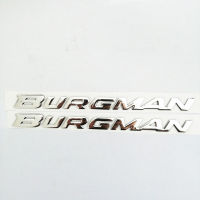 Chrome Silver Stickers Reflective Emblems for Suzuki Burgman AN125 AN200 AN400 AN650 2002-2011