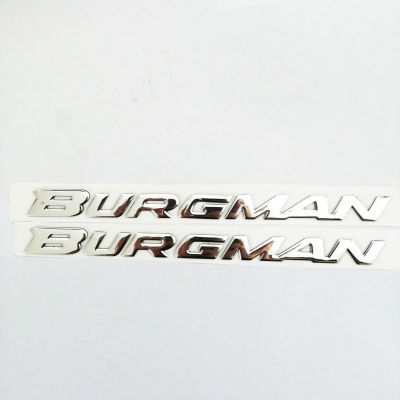 Chrome Silver สติกเกอร์สะท้อนแสงสัญลักษณ์สำหรับ Suzuki Burgman AN125 AN200 AN400 AN650 2002-2011