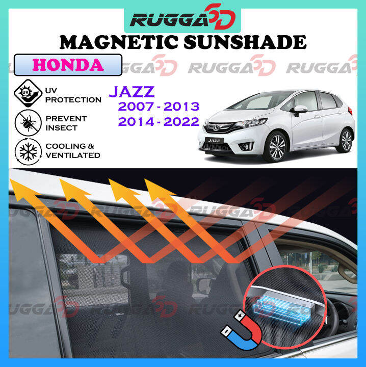 HONDA Jazz 20082013 & 20142022 4pcs Sunshade Car Window Sun