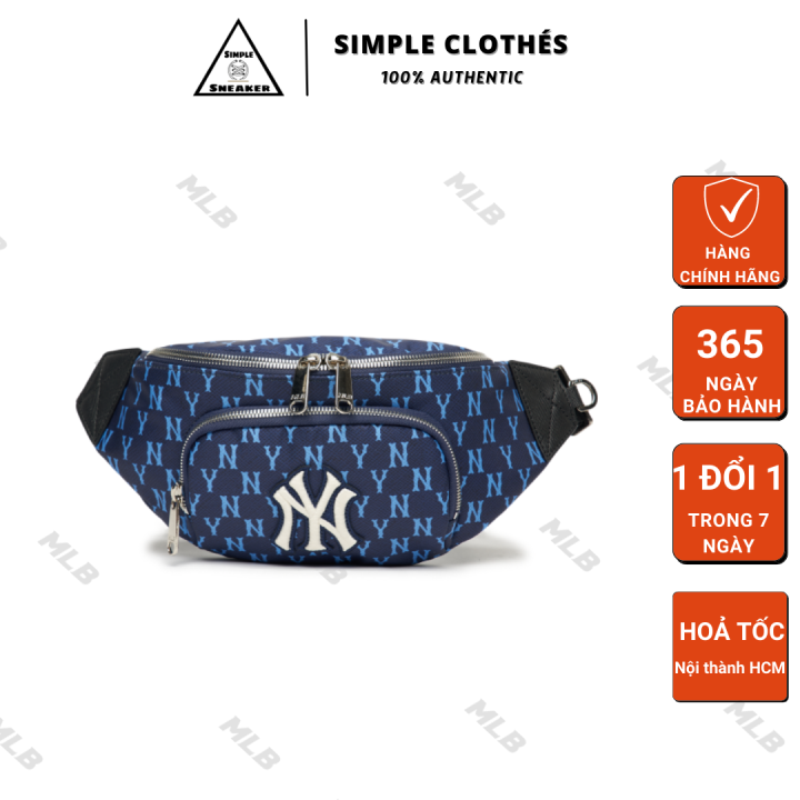 Mua Túi đeo hông MLB New York Yankee Monogram Belt Bag Red màu đỏ Giá tốt