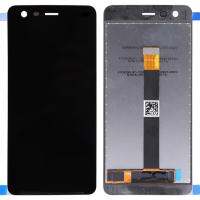 (ร้านอะไหล่ที่เป็นเอกลักษณ์) หน้าจอ LCD TFT สำหรับ Nokia 2 TA-1029/DS พร้อม Digitizer ประกอบเต็มตัวเครื่อง (สีดำ)