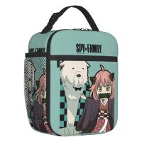 ☎ Spy X Family Anya Bond Cartoon Anime Thermal Insulated Lunch Bag Women Resuable Lunch Tote for Kids School Children Food Box