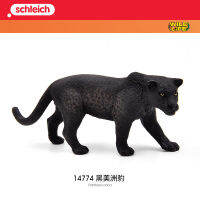 ? Sile Toy Store~ Schleich S Schleich Black Leopard 14774 Jaguar Money Simulation Wild Animal Model Childrens Toy