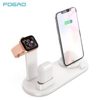 【ร้อน】แท่นชาร์จ3 In 1สำหรับ iPhone 14 13 12 11 Pro Max XR X 8 Apple Watch Airpods Pro ที่วางเครื่องชาร์จ Stand Type-C สถานีชาร์จ