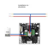 Smart Tuya Thermostat Wifi RF LCD Screen Controller Suitable for Underfloor Heating Gas Boiler Support Alexa Google