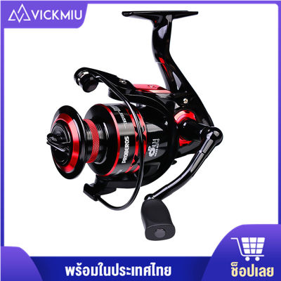 Vickmiu รอกตกปลา โลหะปลาล้อปั่นล้อระยะยาวตกปลาล้อ Fishing REEL