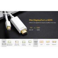 UGREEN Mini DP to HDMI Cable สายสัญญาณภาพ Mini Display Thunderbolt 2 ไปเป็น HDMI รองรับ 4K, 1080P (MD101) บริการเก็บเงินปลายทาง