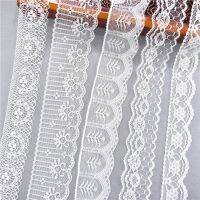 10 Yards other 38 kinds of Color White Lace Ribbon Wide french african lace fabric DIY crafts/wedding/Lace ribbon gift wrapping Fabric  Material