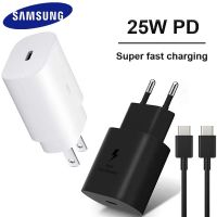 Original Samsung 25W Charger Galaxy S22 S21 Note 20 5G Super Fast Charge Cargador Carregador Usb Pd Type C For A52 A72 Charging