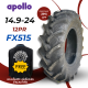 14.9-24 ยางรถไถ ยางรถแทรกเตอร์ 🚜ยี่ห้อ Apollo รุ่น FX515 (ล็อตผลิตปี22) 🔥(ราคาต่อ1เส้น)🔥ยางคุณภาพใช้งานยาวนาน 🌈มีรับประกันทุกเส้น 🌈