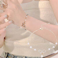 [Cutewomen2020] คริสตัลโบว์สร้อยข้อมือมุกเทียม Rhinestone ทองไฟฟ้าหวานสร้อยข้อมือเครื่องประดับของขวัญสำหรับแฟน