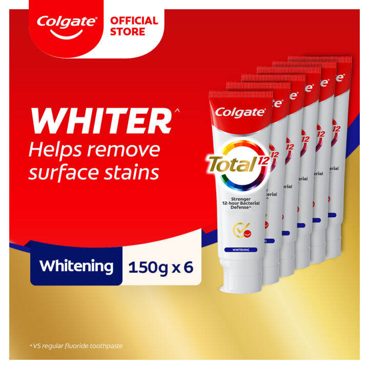 Colgate Total MultiBenefit Antibacterial Toothpaste 150g Pack of 6