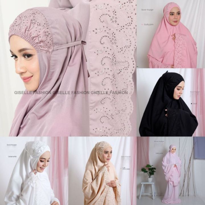 Gsl Mukena Siti Khadijah Fatimah Adem Luxury Elegant Beautiful Jumbo ...