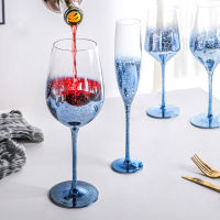 500ml Creative Blue Starry Red Wine Glass Goblet Delight Cocktail Glasses Champagne Whiskey Juice Holiday Gift Wine Set