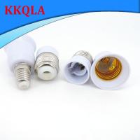 QKKQLA Shop 1/2/5pcs white E14 to E27 to E14 male female LED Light Lamp Bulb base power supply Socket Holder Converter AC Adapter Fireproof