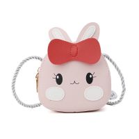 Childrens Bags Korean Style Cute Furry Rabbit Shoulder Messenger Bag Eccentric Personality Mens and Womens Baby Accessories Small Bag