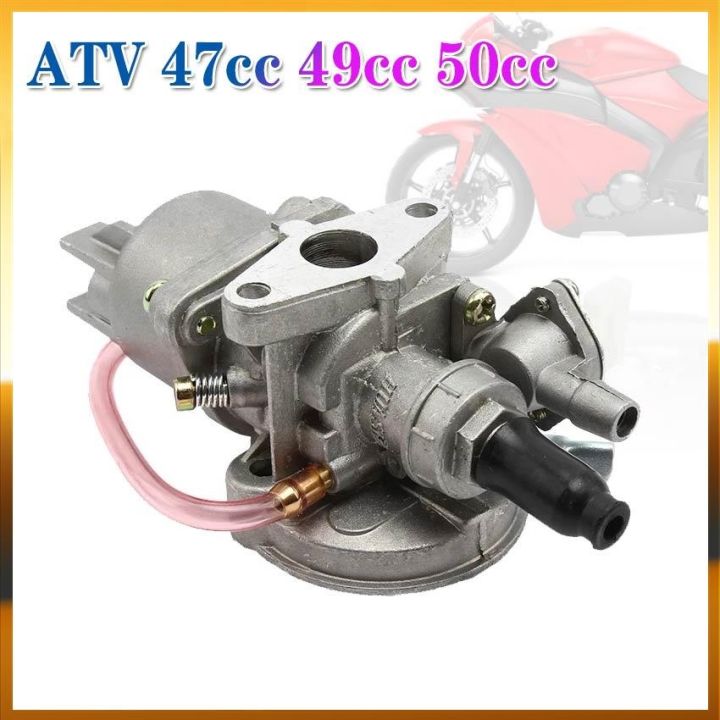 47cc 49cc Carb Carburetor For 2 Stroke Engine Minimoto Quad ATV Pocket Dirt  Bike