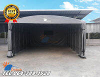 โรงจอดรถสำเร็จรูป เต็นท์จอดรถพับได้ CARSBRELLA รุ่น TWIN B ‎เหมาะสําหรับรถยนต์ขนาดเล็กถึงขนาดกลางสามารถจอดรถได้ 2 - 3 คัน‎