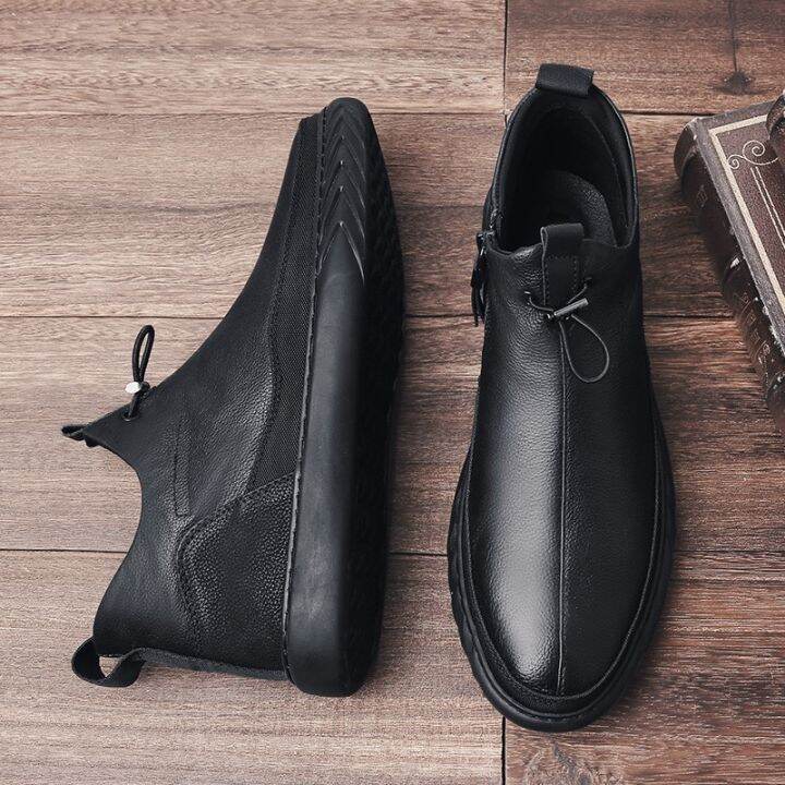 top-new-office-italian-formal-wingtip-cow-leather-men-dress-black-boots-business-shoes